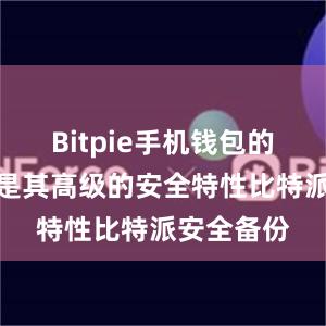 Bitpie手机钱包的优势之一是其高级的安全特性比特派安全备份