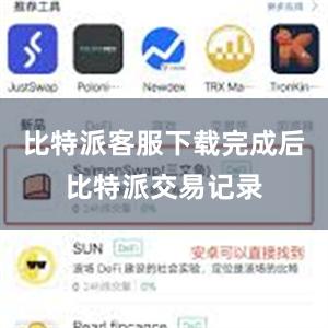 比特派客服下载完成后比特派交易记录