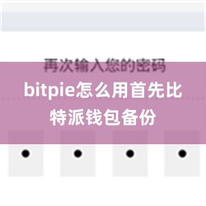 bitpie怎么用首先比特派钱包备份