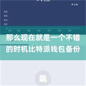 那么现在就是一个不错的时机比特派钱包备份